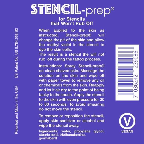 Inkjet Stencils Prep Spray 8oz - magnumtattoosupplies