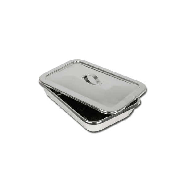 Steel Instrument Tray with Lid