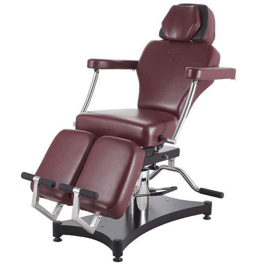 TATSoul 680 Oros Tattoo Client Chair - Ox Blood