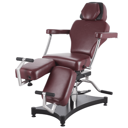 TATSoul 680 Oros Tattoo Client Chair - Ox Blood