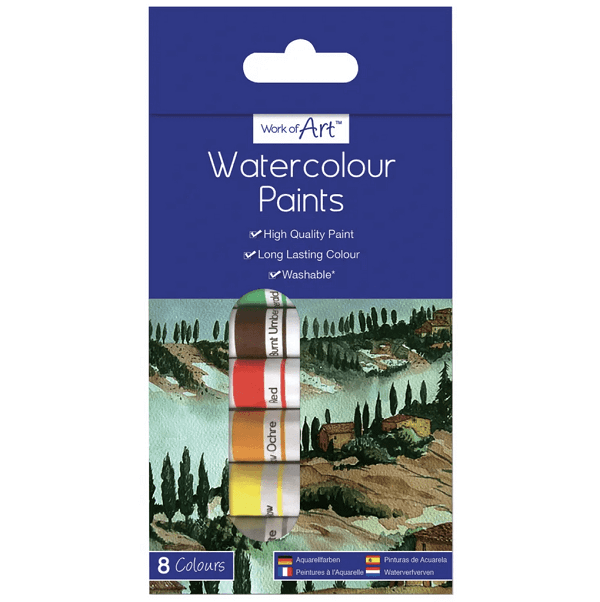 Watercolour Paints (8 x 6ml Tubes)